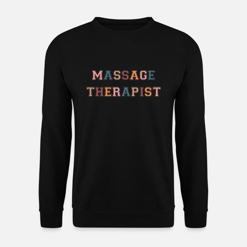 Massagetherapie Massagetherapeutin - Unisex Pullover - Schwarz