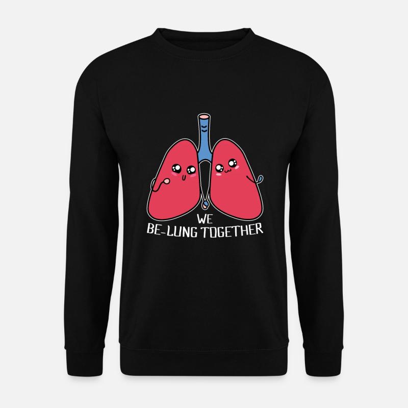 Respiratory Therapist Lung - Unisex Sweatshirt - black