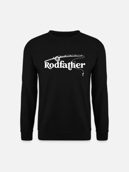 The Rodfather Fishing Father Apparel - Unisex Sweatshirt - black