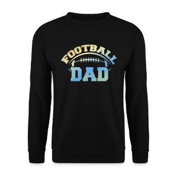 Journée de match des fans de football papa - Sweat-shirt Unisexe - noir - Devant - Alina (178cm) & Michal (187cm)