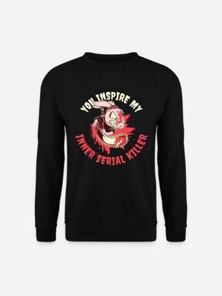 Inner Serial Killer Krimiserie Geschenk - Unisex Pullover - Schwarz