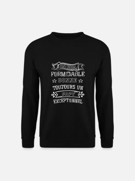 A great dad - Exceptional grandpa gift - Unisex Sweatshirt - black