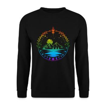 Acotar LGBT Pride - Unisex Pullover - Schwarz - Vorne - Alina (178cm) & Michal (187cm)