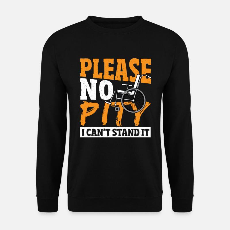 Querschnittsgelähmtes Design Für Einen - Unisex Pullover - Schwarz