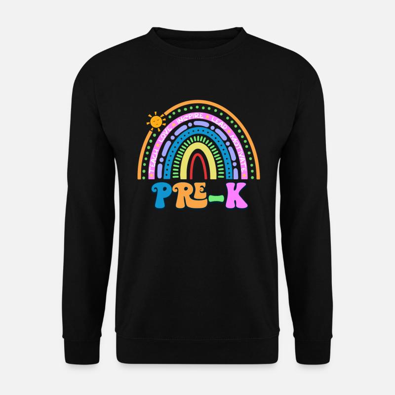 Pre K Rainbow - Unisex Pullover - Schwarz