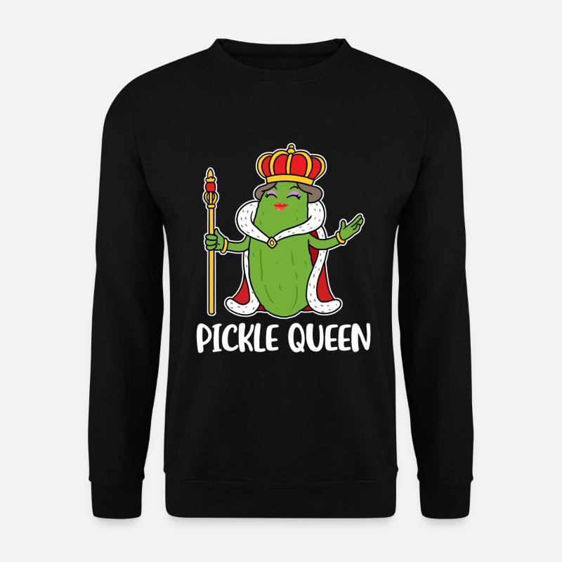 Pickle Queen Cucumber Gift - Unisex Sweatshirt - black