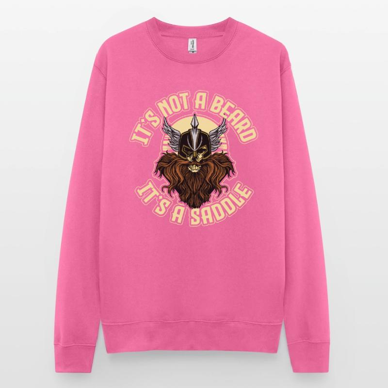 Its Not A Beard Its A Saddle Bart Geschenk Unisex Pullover