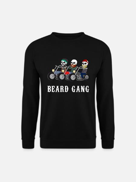 Beard Gang Beard Gift - Unisex Sweatshirt - black