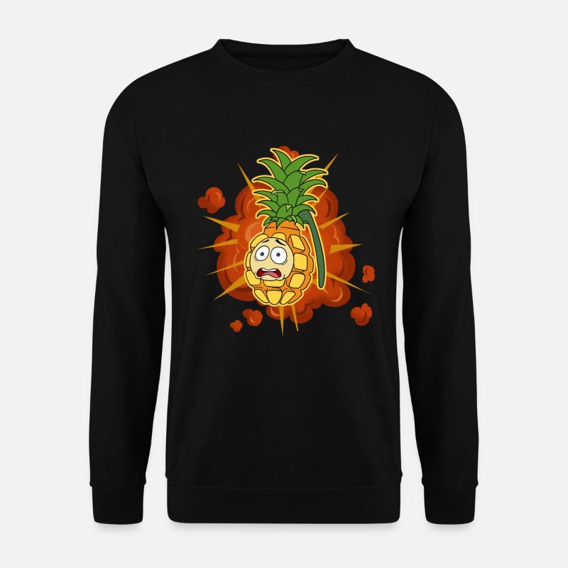 Pineapple Grenade Pineapple Gift - Unisex Sweatshirt - black