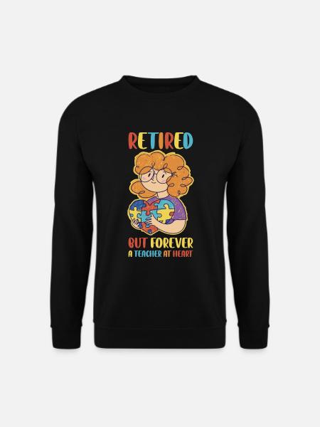 Retired Teacher Teacher Gift - Unisex Sweatshirt - black