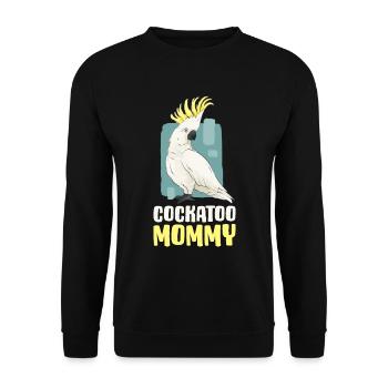 Cadeau Cockatoo Mommy Bird - Sweat-shirt Unisexe - noir - Devant - Alina (178cm) & Michal (187cm)