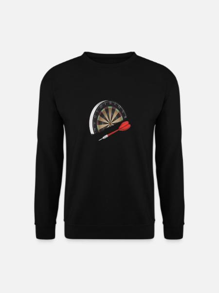 DART - Dartboard Dart - Ik speel DART - Uniseks sweater - zwart