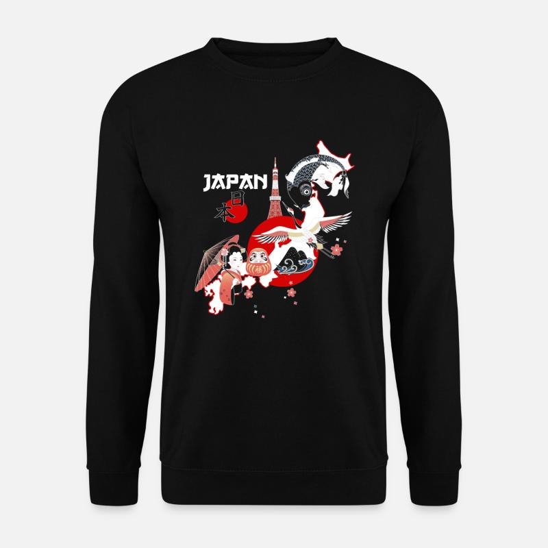 Cool Japan Tradtions Design - Unisex Sweatshirt - black