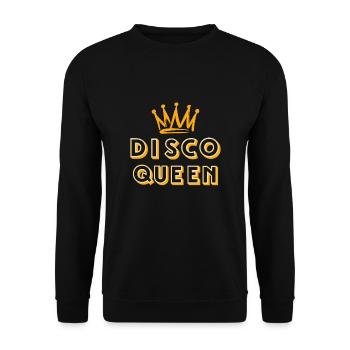 Devise des années 80 - Style des années 80 - Le meilleur des années 80 - Sweat-shirt Unisexe - noir - Devant - Alina (178cm) & Michal (187cm)
