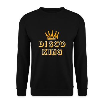 Devise des années 80 - Style des années 80 - Le meilleur des années 80 - Sweat-shirt Unisexe - noir - Devant - Alina (178cm) & Michal (187cm)