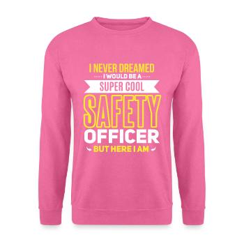 Drôle d’agent de sécurité disant - Sweat-shirt Unisexe - rose - Devant