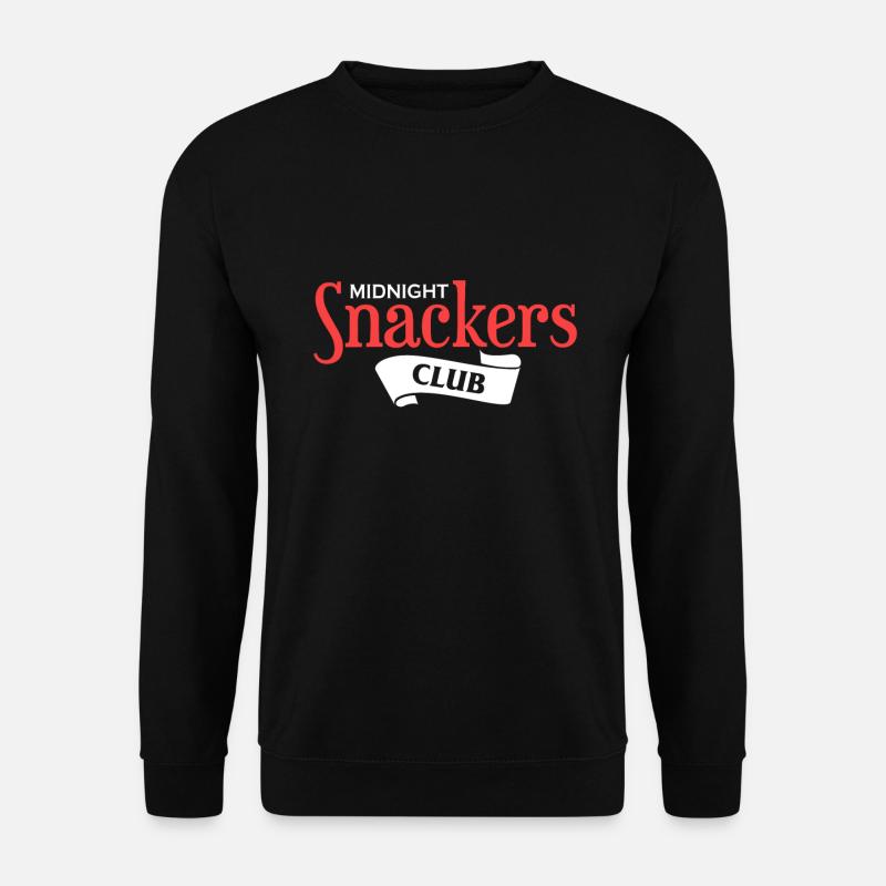 Midnight Snackers Club - Unisex Sweatshirt - black