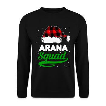 Arana Squad - Unisex Sweatshirt - black - Front - Alina (178cm) & Michal (187cm)