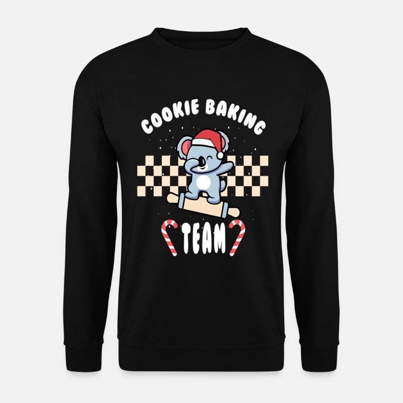 Christmas Cookie Baking Team - Unisex Pullover - Schwarz