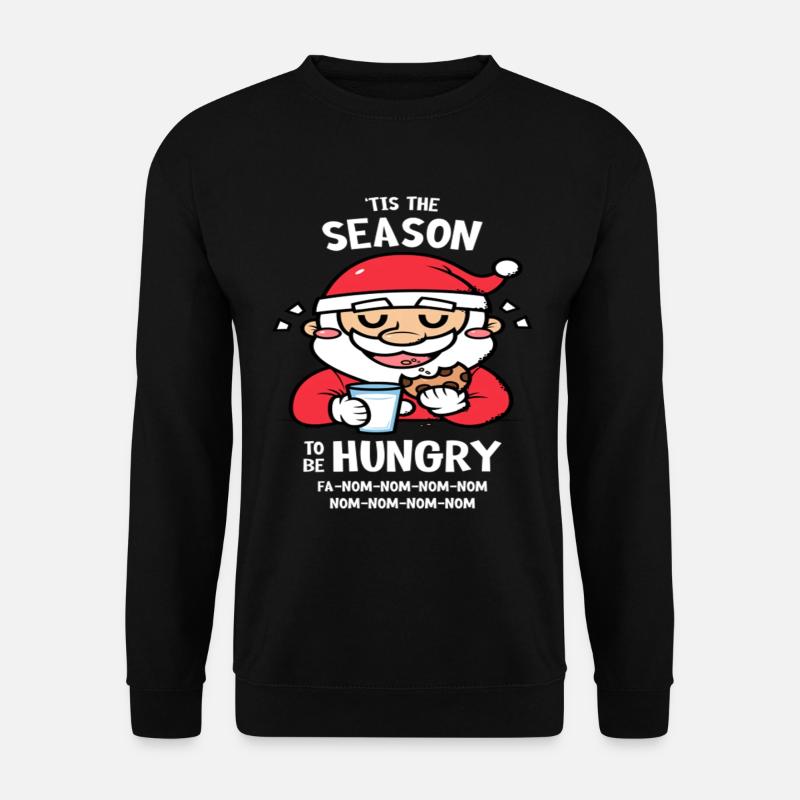 Christmas Hungry Season - Unisex Sweatshirt - black