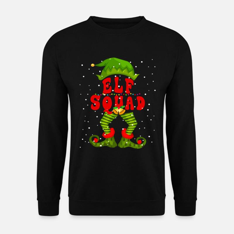 Elf Squad Mignon Elfe Noël - Sweat-shirt Unisexe - noir