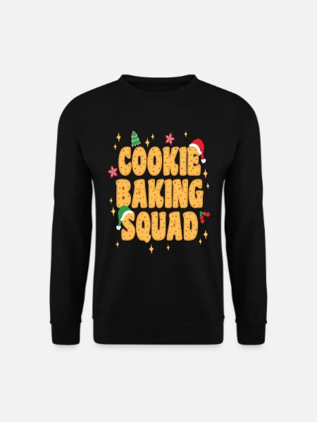 Cookie Baking Squad Christmas - Unisex Sweatshirt - black