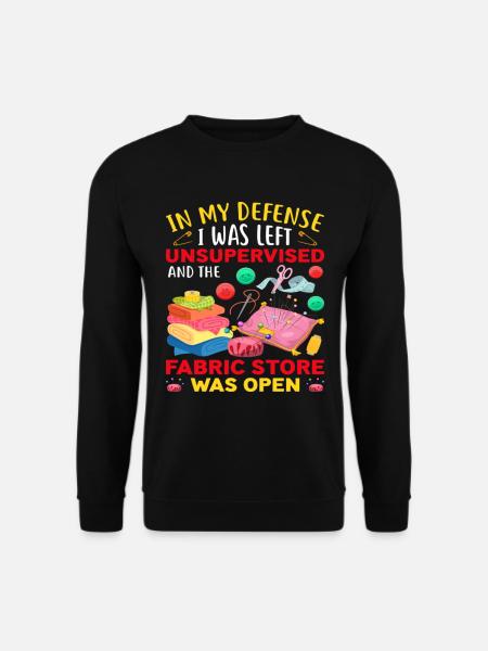 Funny Quilting Poison - Unisex Sweatshirt - black