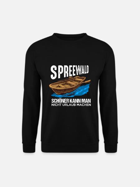 Cooles Spreewald Ostdeutschland Design - Unisex Pullover - Schwarz