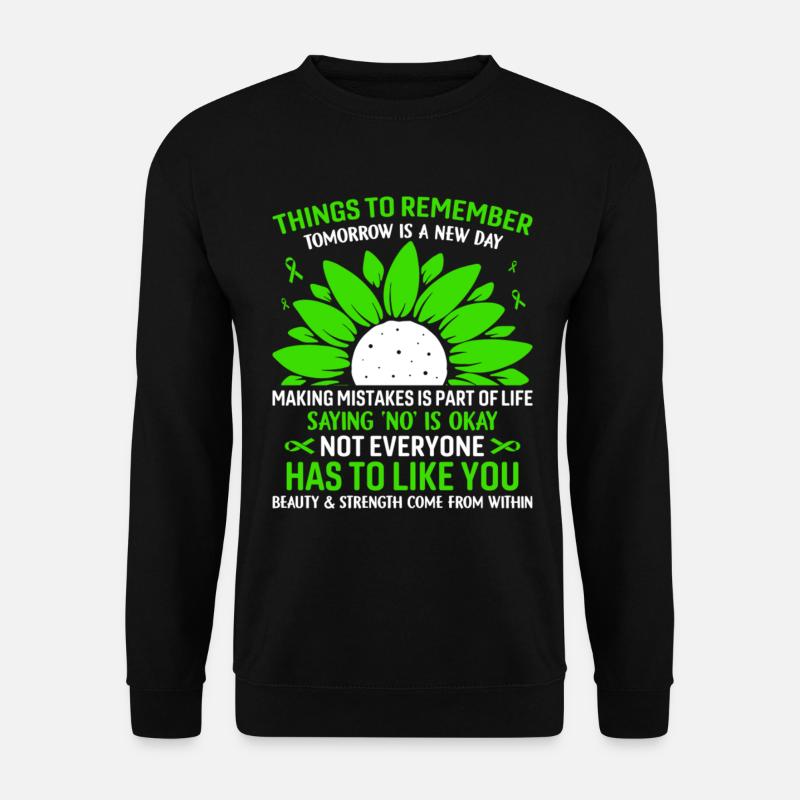 Things To Remember Tomorrow - Unisex Pullover - Schwarz