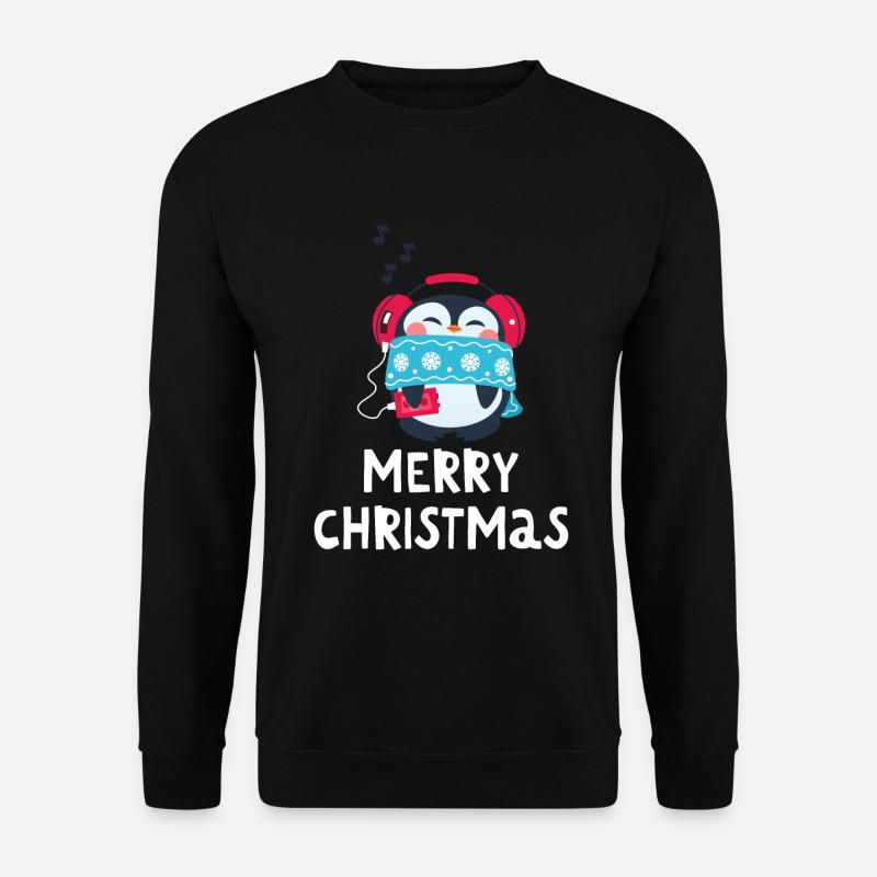 Merry Christmas Lustiges Weihnachtsshirt - Unisex Pullover - Schwarz