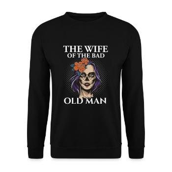 La femme du vieil homme maléfique - Sweat-shirt Unisexe - noir - Devant - Alina (178cm) & Michal (187cm)