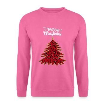 Joyeux Noël Drôle de Chemise de Noël - Sweat-shirt Unisexe - rose - Devant