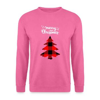 Joyeux Noël Drôle de Chemise de Noël - Sweat-shirt Unisexe - rose - Devant