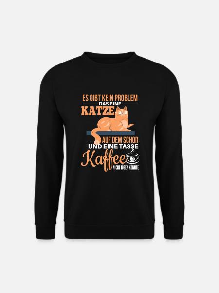 Witziges Katzen Haustier Spruch Design - Unisex Pullover - Schwarz