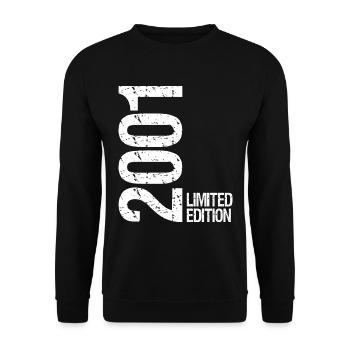 2001 Limited Edition - Unisex Pullover - Schwarz - Vorne - Alina (178cm) & Michal (187cm)