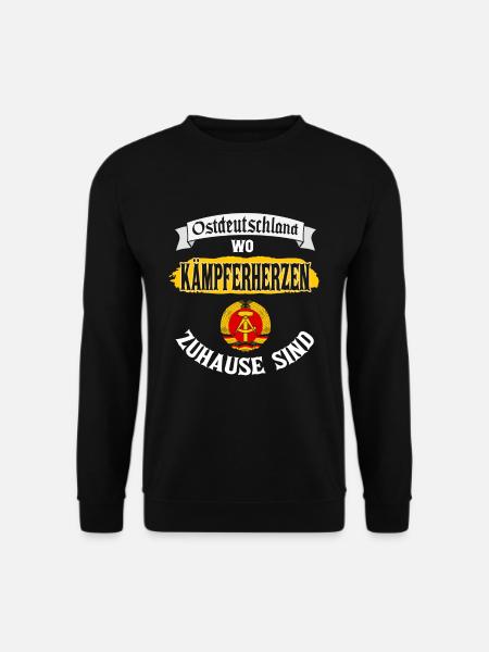 Cooles Ostdeutschland Spruch Motiv - Unisex Pullover - Schwarz
