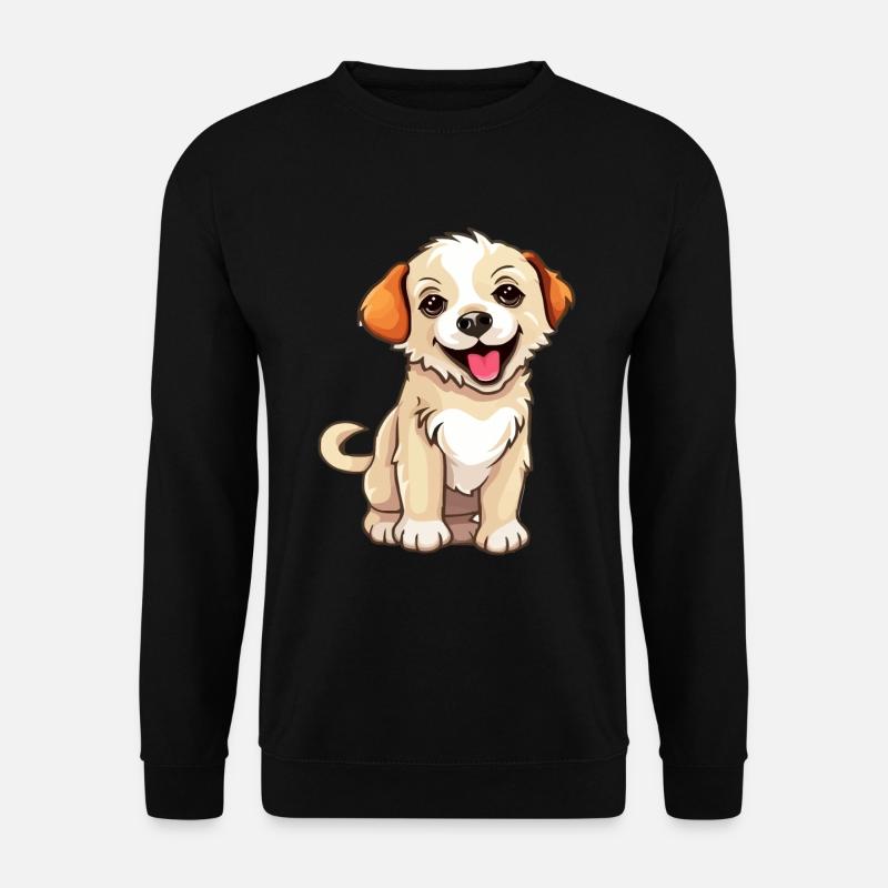 Süßes Hündchen - Unisex Pullover - Schwarz