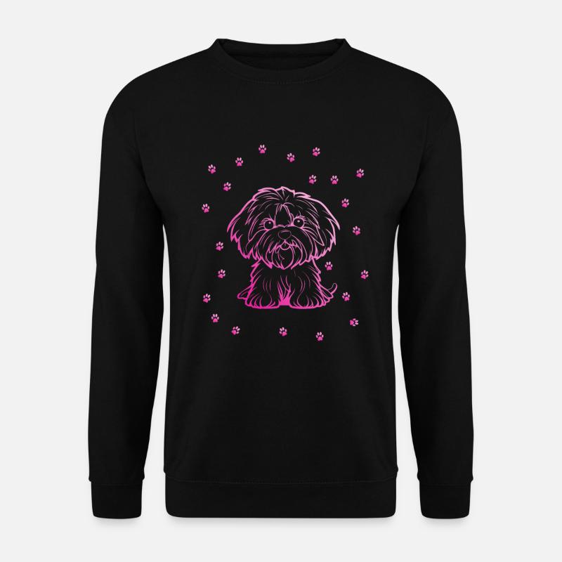 Havanese with small paws - Unisex Sweatshirt - black