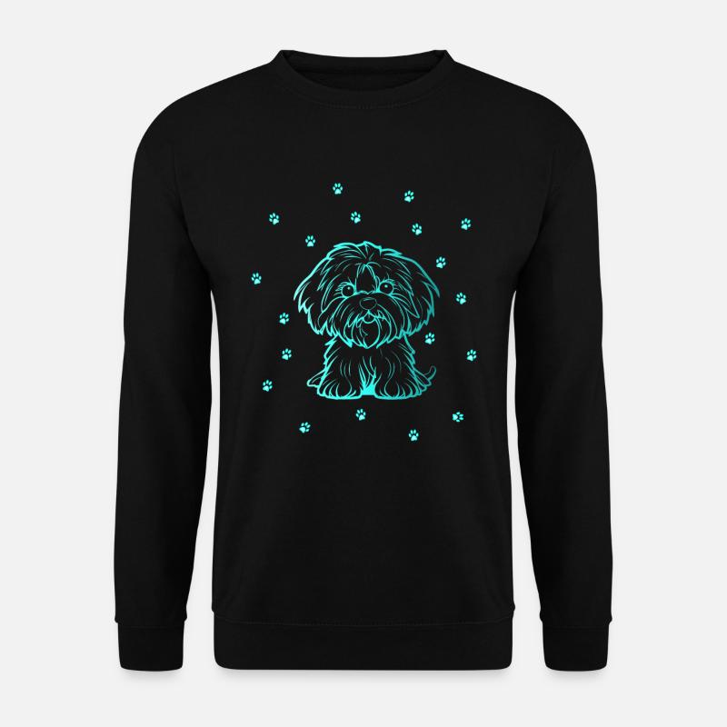 Havanese with small paws - Unisex Sweatshirt - black