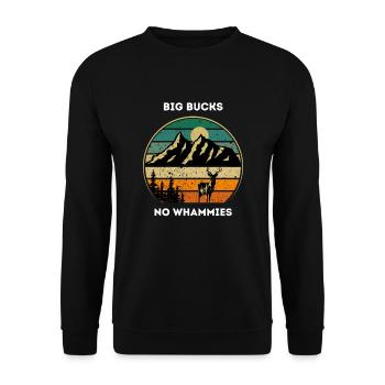 Unique Hunt - Unisex Sweatshirt - black - Front - Alina (178cm) & Michal (187cm)