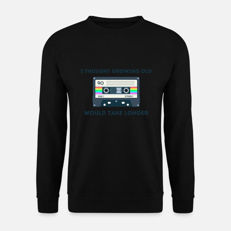 Retro -sarkastisches Alter Spruche - Unisex Pullover - Schwarz