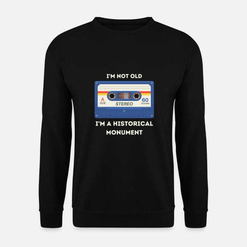 Retro Sarcastic Age Saying - Unisex Sweatshirt - black