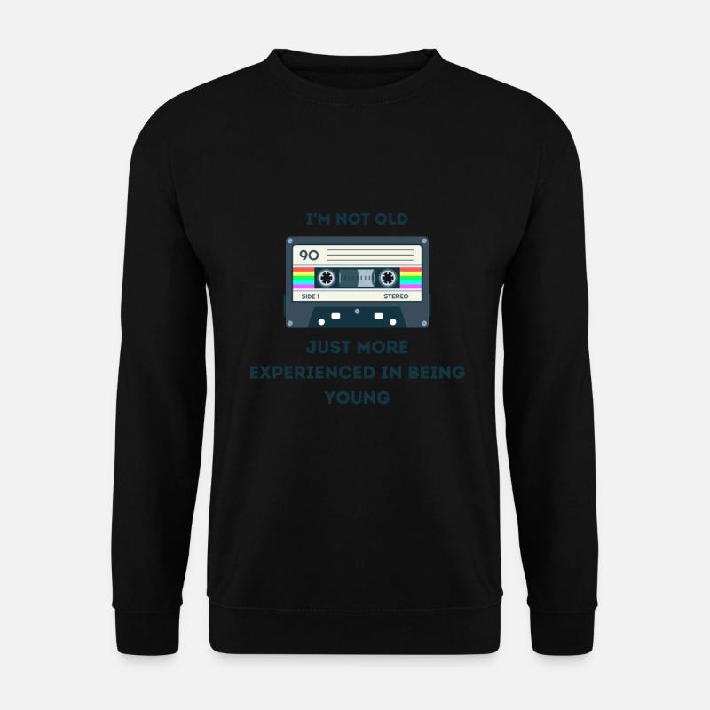 Retro -sarkastisches Alter Spruche - Unisex Pullover - Schwarz