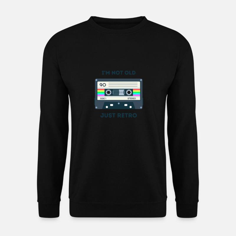 Retro -sarkastisches Alter Spruche - Unisex Pullover - Schwarz