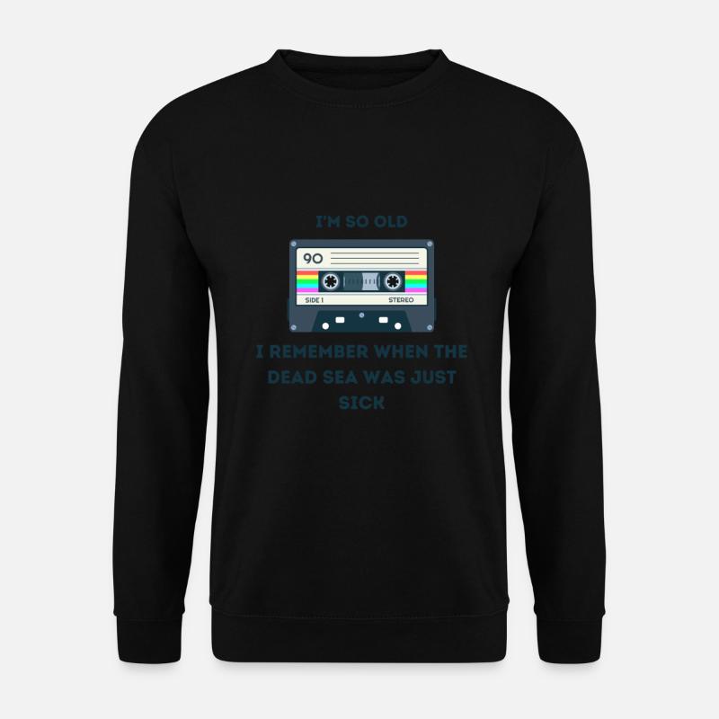 Retro -sarkastisches Alter Spruche - Unisex Pullover - Schwarz