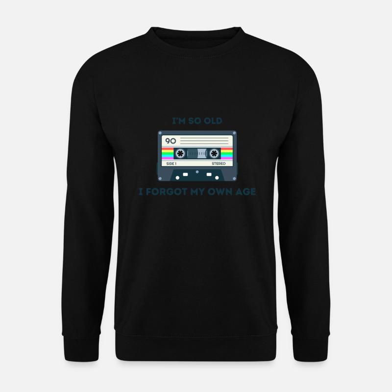 Retro -sarkastisches Alter Spruche - Unisex Pullover - Schwarz