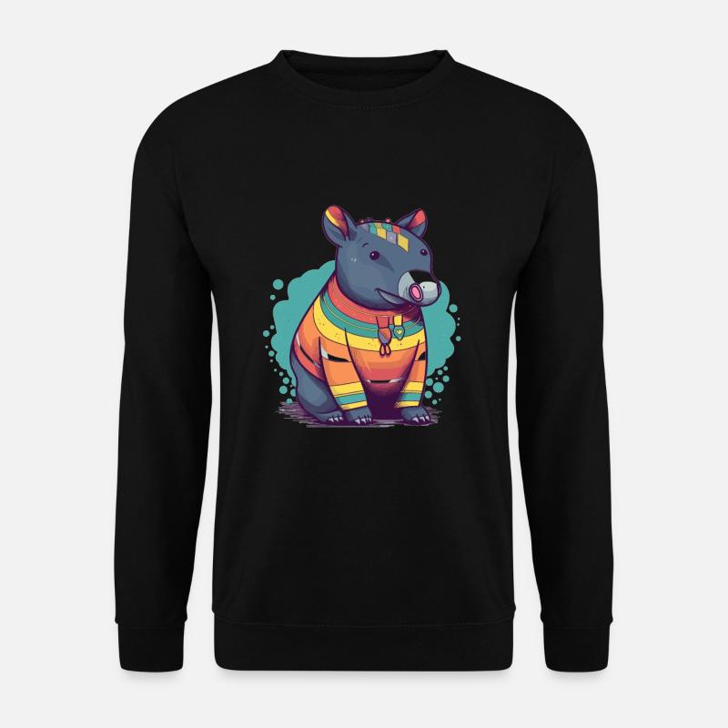 Cute Anime Style Malayan Kawaii - Unisex Sweatshirt - black