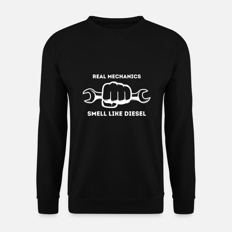 Mechanic funny sayings - Unisex Sweatshirt - black