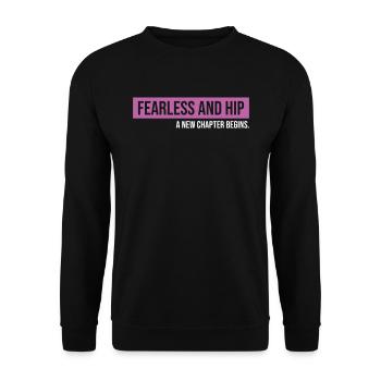 Hip Replacement Surgery Arthroplasty - Unisex Sweatshirt - black - Front - Alina (178cm) & Michal (187cm)