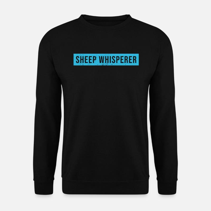Sheep Whisperer Sheep - Unisex Sweatshirt - black
